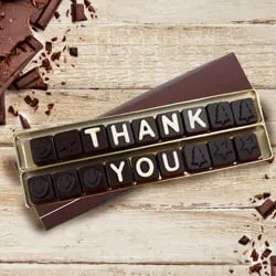Thank You Messenger Homemade Chocolate