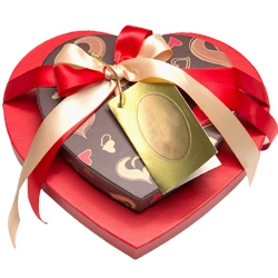 Indulgent Heart on Heart Chocolate Box
