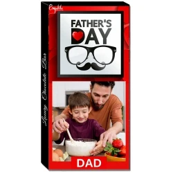Personalized Fathers Day Chocolate from Son to Dad