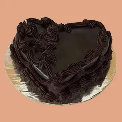 Deliver Heart-Shaped Chocolate Cake
