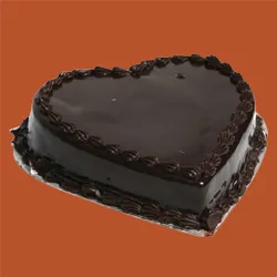 Buy Heart-Shaped Choco Truffle Cake
