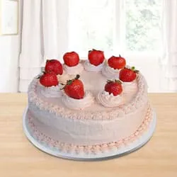 Send Tasty Strawberry Cake for Birthday
