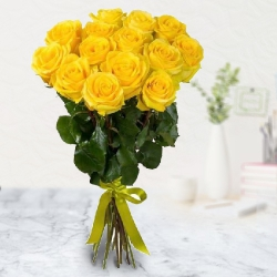 Book Yellow Roses Bouquet Online 