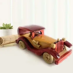 Splendid Vintage Vehicle Wooden Car Toy