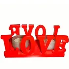 Order Love Candle Stand Gift with 2 Candles