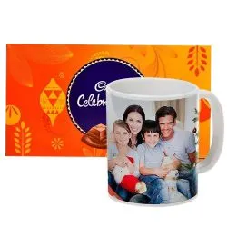 Send Personalized Coffee Mug with Cadbury Celebrations Pack