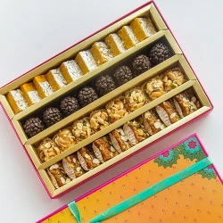 Heavenly Assorted Sweets Treat Box from Kesar