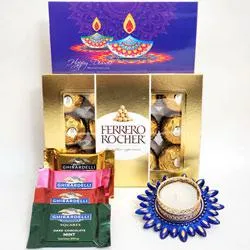 Special Gift Combo of Chocolates N Candle